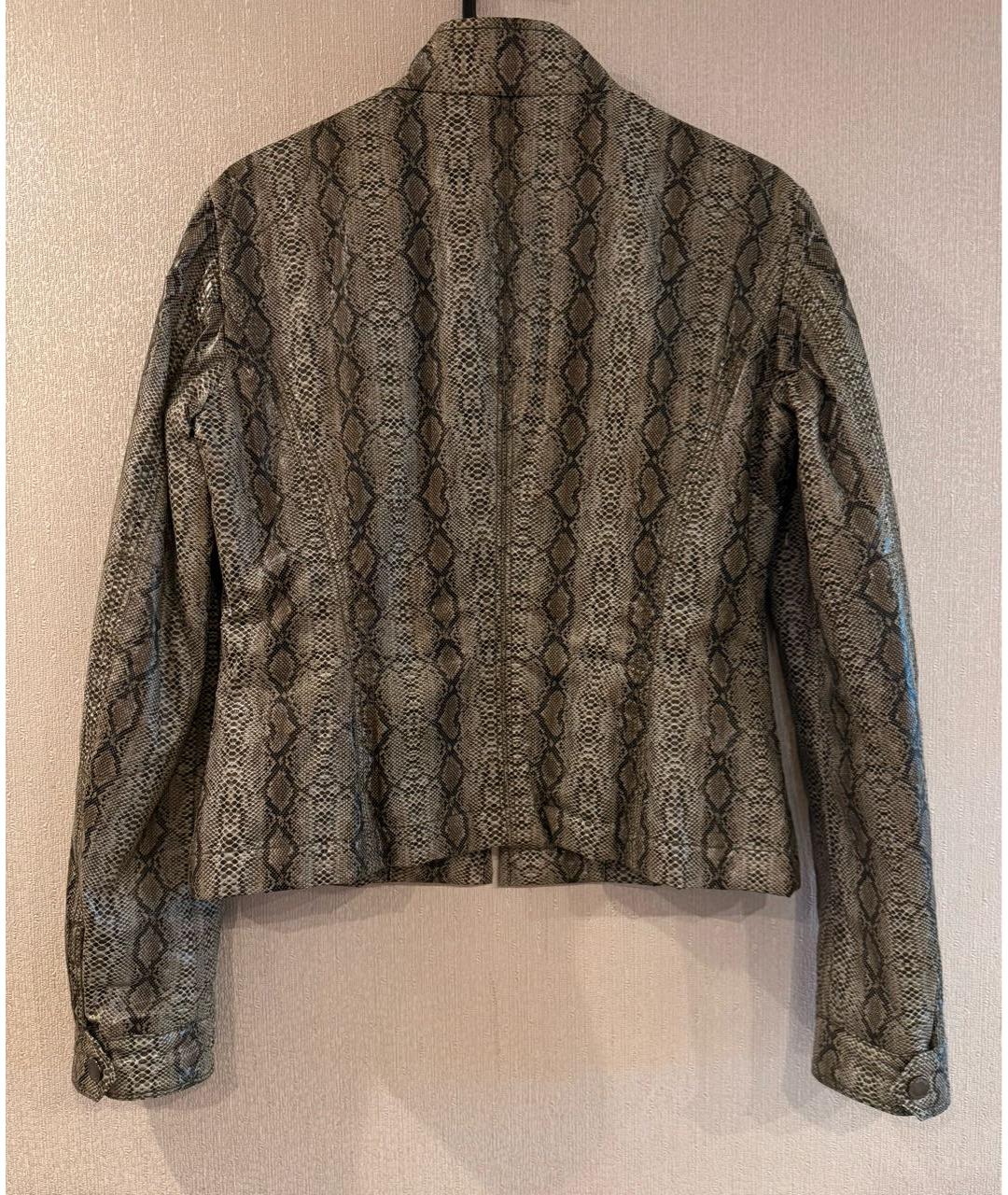 ARMANI COLLEZIONI Хаки полиамидовая куртка, фото 7