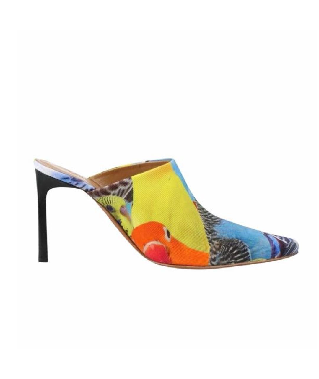 LOEWE Мульти кожаные мюли, фото 1
