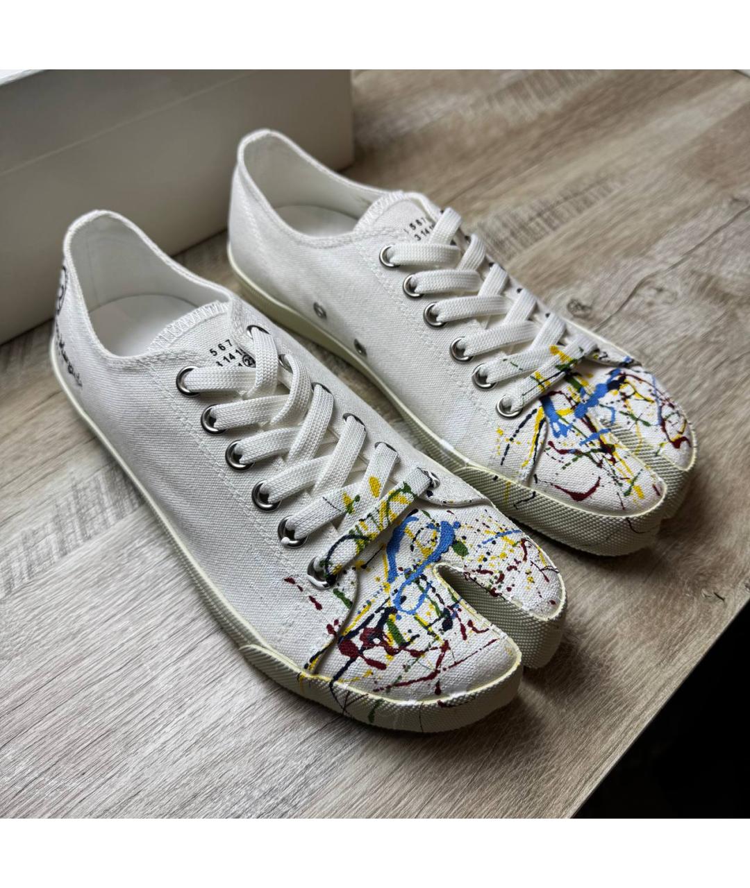 MAISON MARGIELA Белые кеды, фото 10