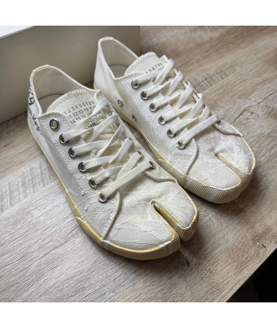 MAISON MARGIELA Белые кеды, фото 3