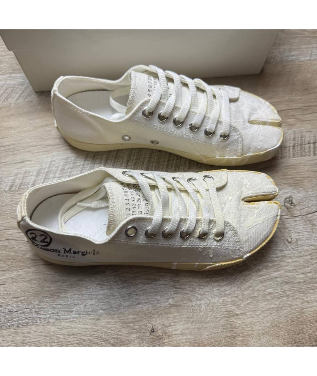 MAISON MARGIELA Белые кеды, фото 7
