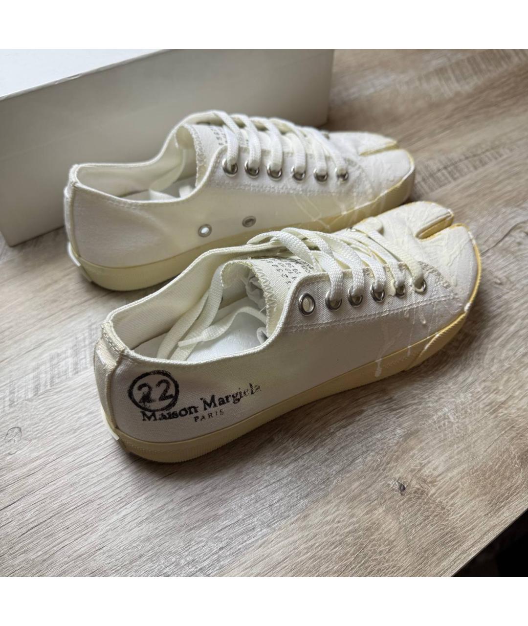 MAISON MARGIELA Белые кеды, фото 5