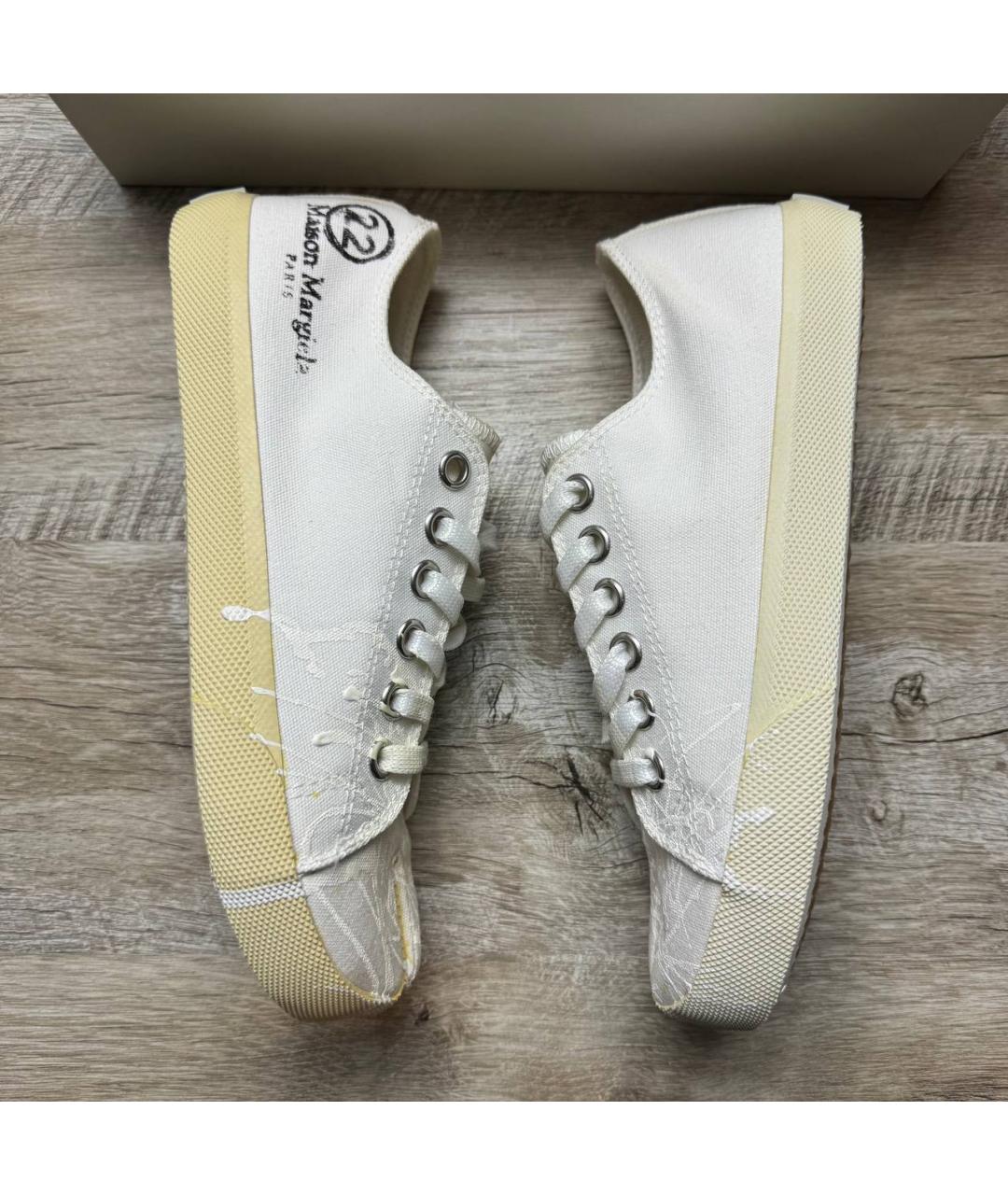 MAISON MARGIELA Белые кеды, фото 10