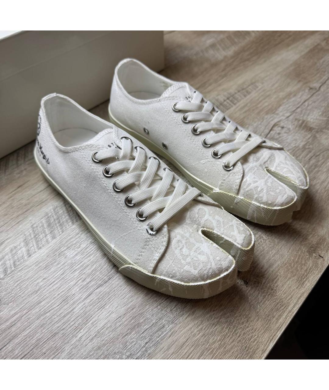 MAISON MARGIELA Белые кеды, фото 6