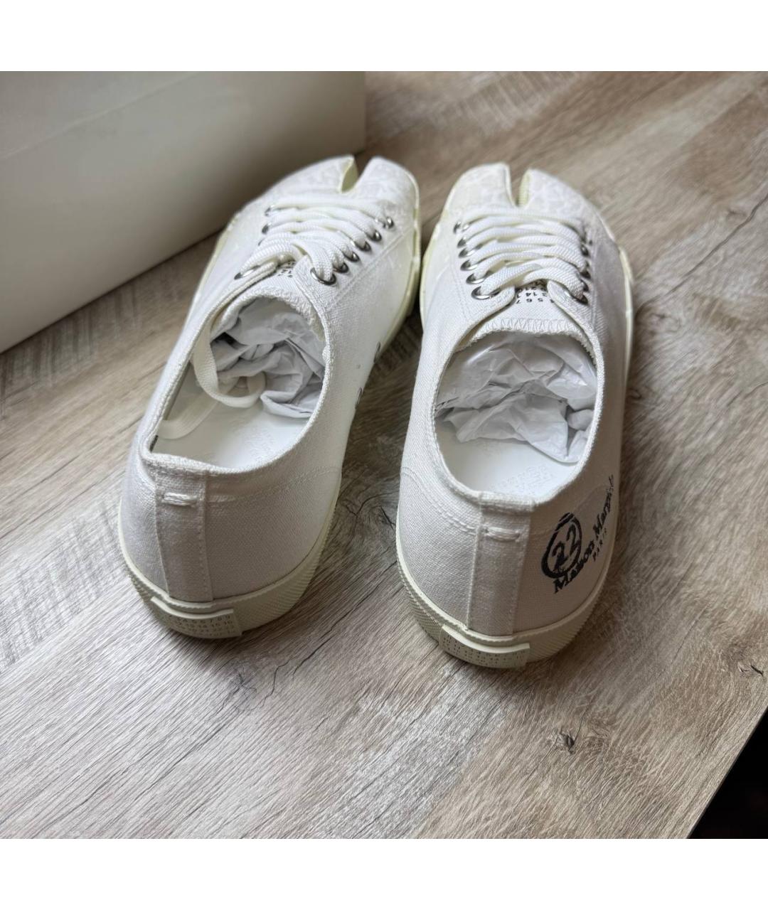 MAISON MARGIELA Белые кеды, фото 8