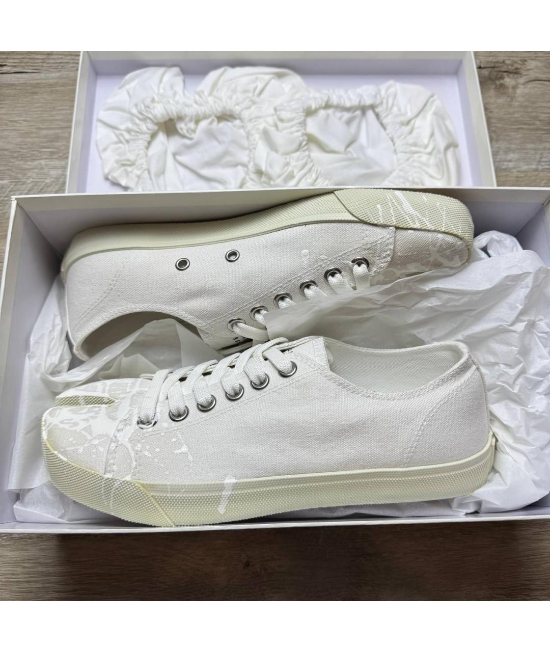 MAISON MARGIELA Белые кеды, фото 10