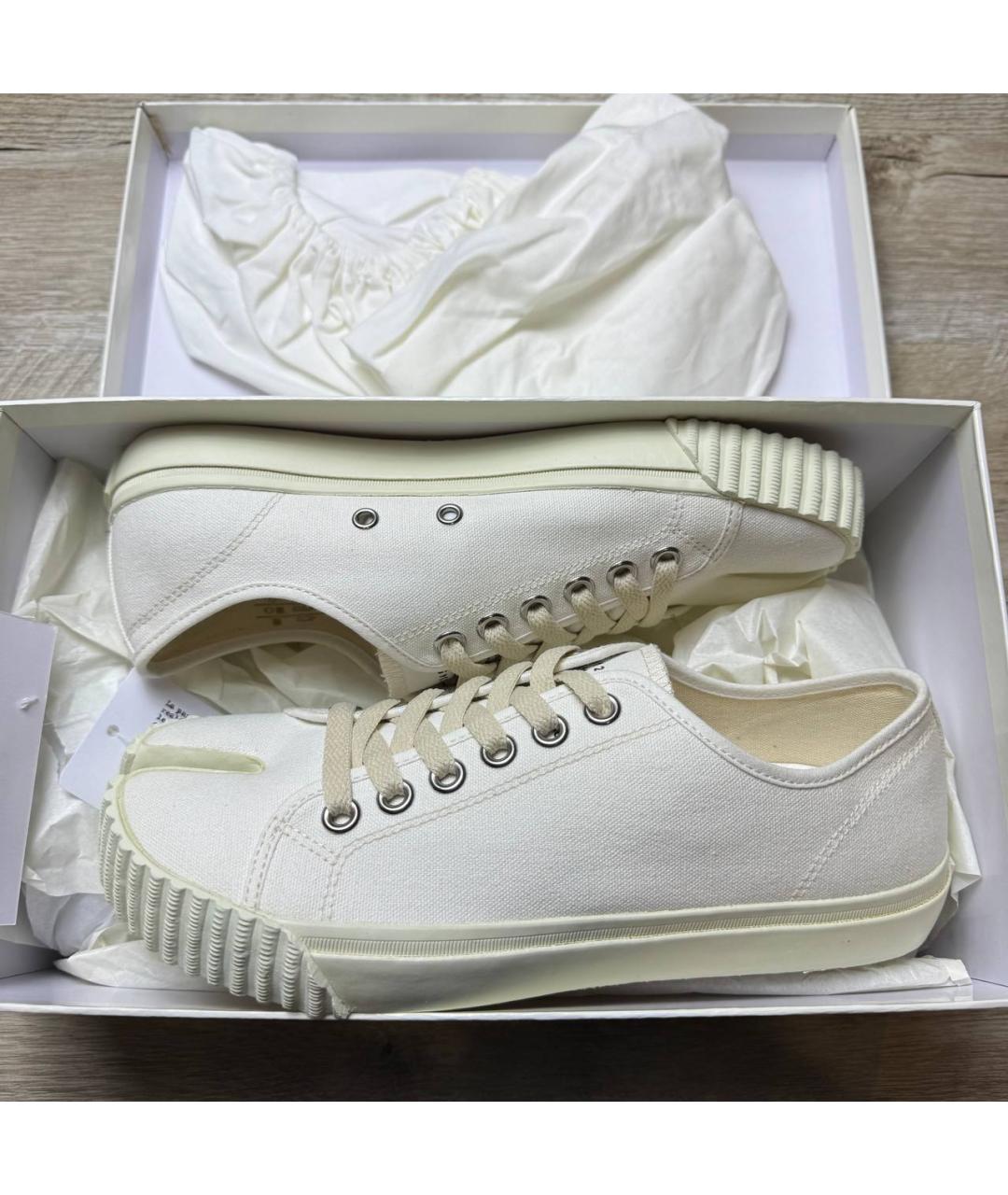 MAISON MARGIELA Белые кеды, фото 4