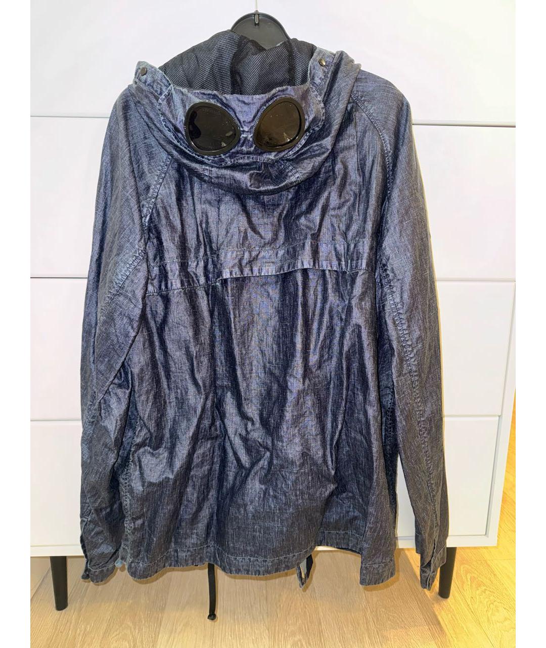 CP COMPANY Темно-синяя льняная куртка, фото 2