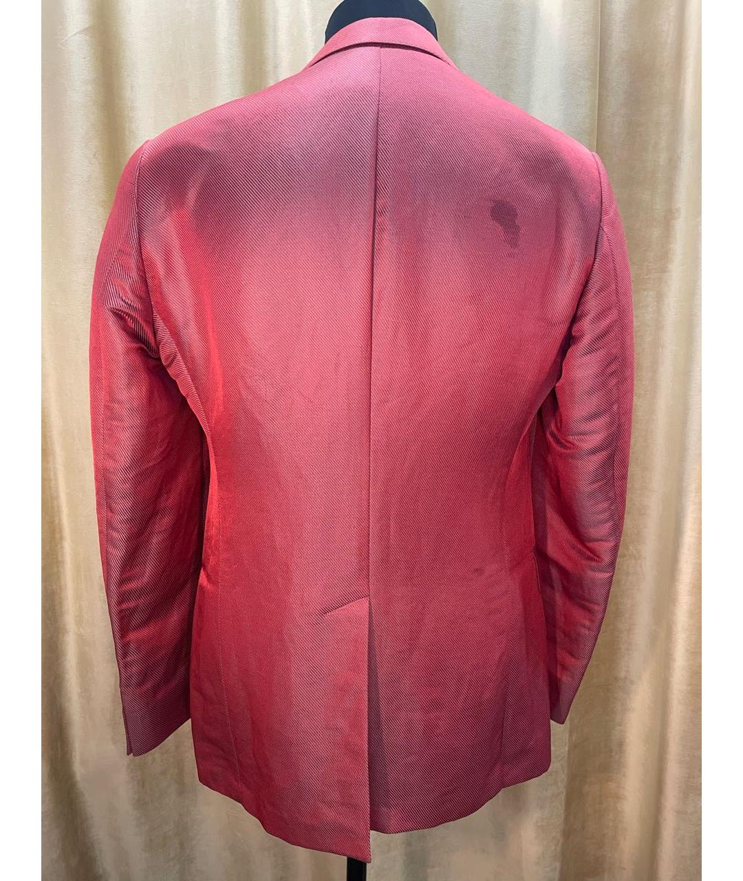 ARMANI COLLEZIONI Красный льняной пиджак, фото 2