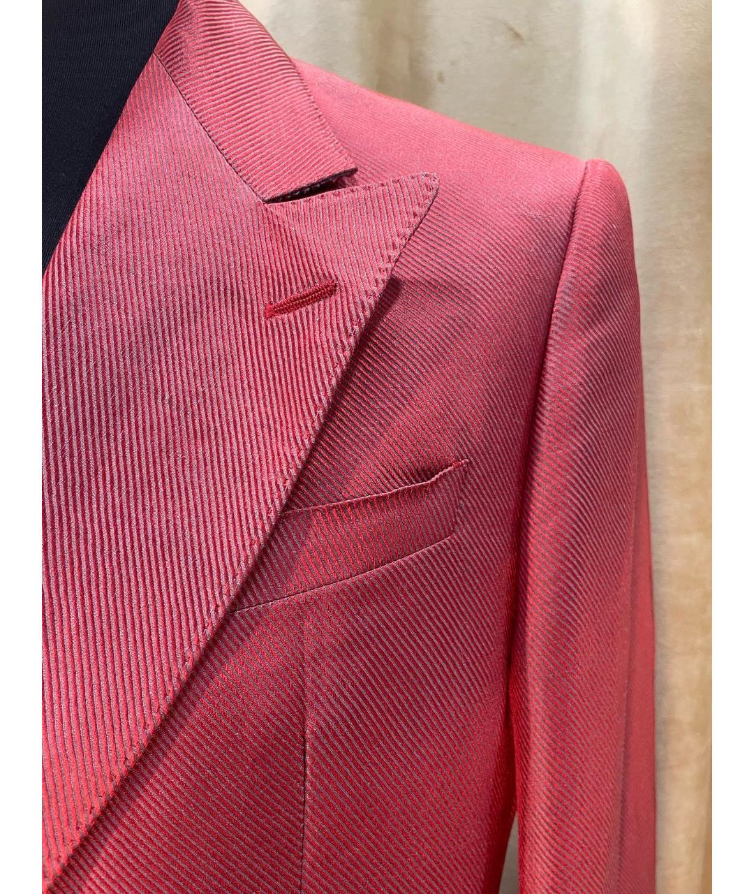 ARMANI COLLEZIONI Красный льняной пиджак, фото 4