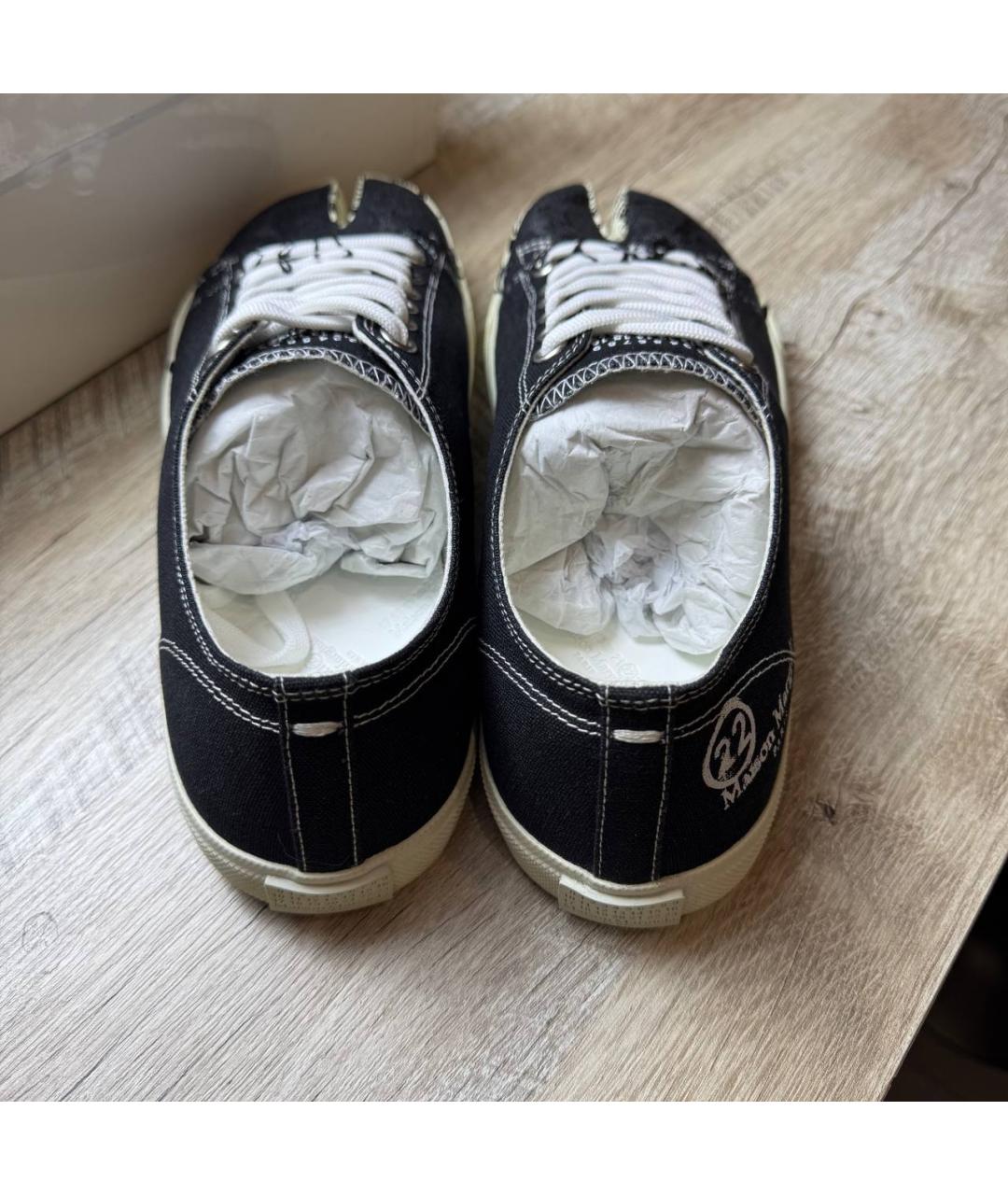 MAISON MARGIELA Черные кеды, фото 8