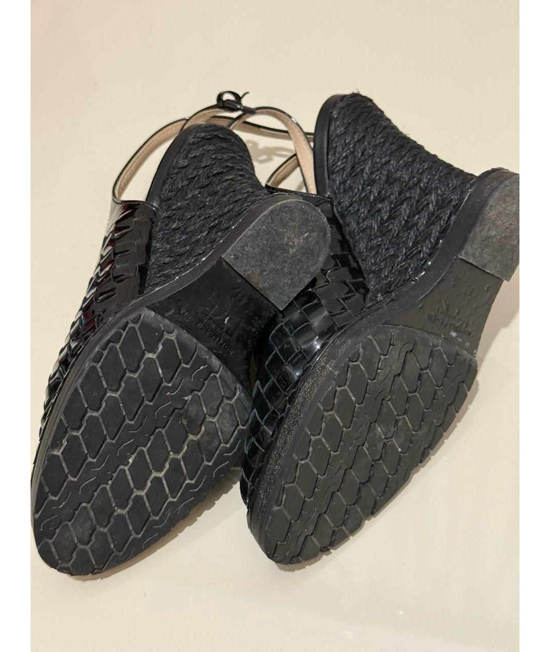BOTTEGA VENETA Черные кожаные туфли, фото 5
