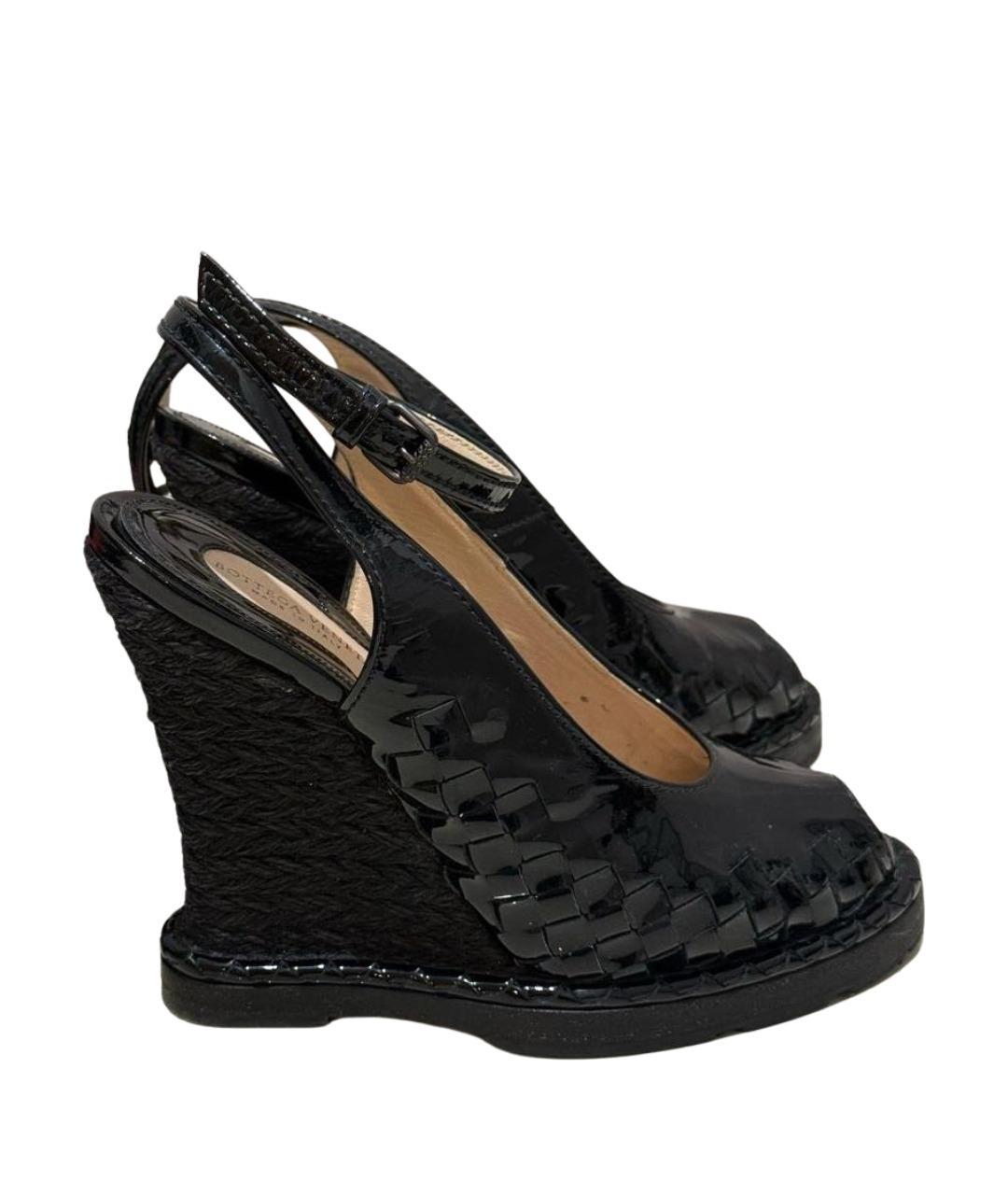 BOTTEGA VENETA Черные кожаные туфли, фото 7