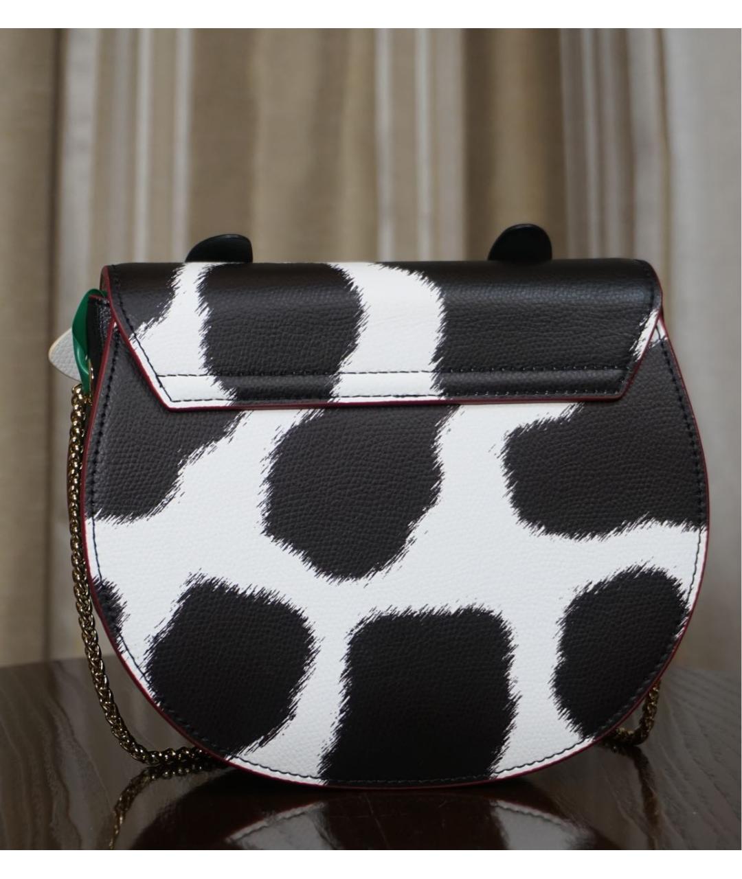 FURLA Черная кожаная сумка через плечо, фото 3