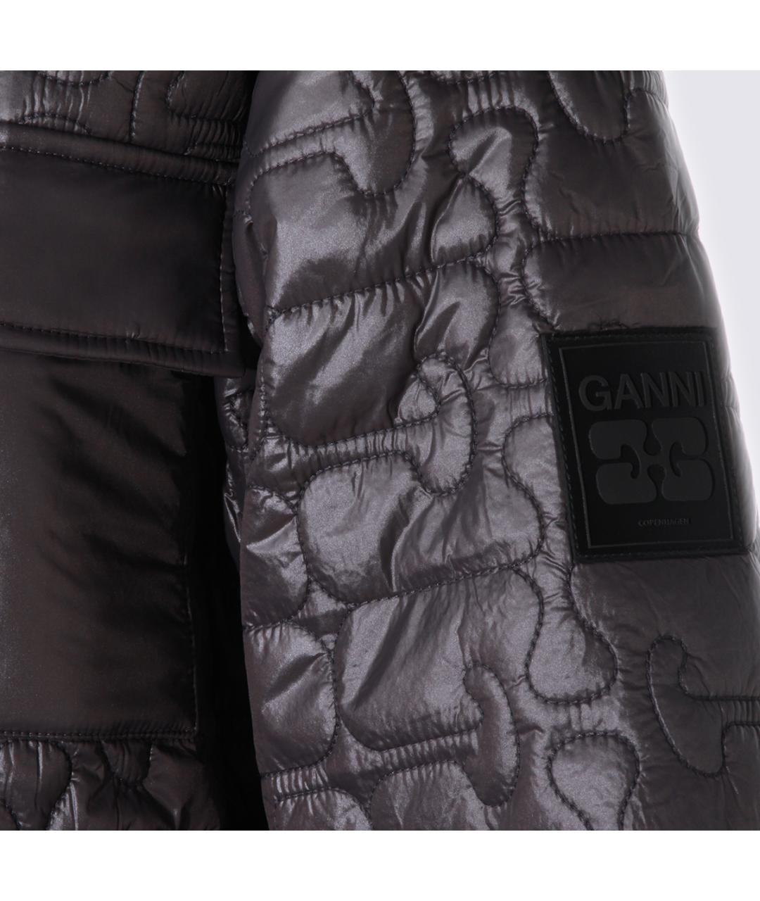 GANNI Мульти синтетическое пальто, фото 3