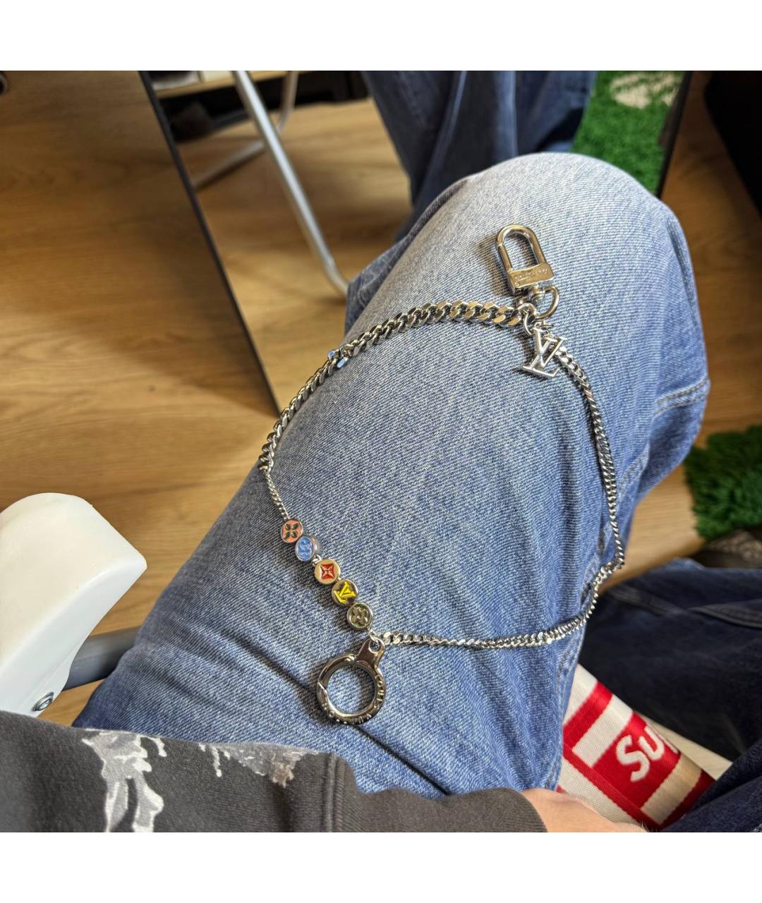 LOUIS VUITTON Серебряная цепочка/подвеска, фото 8