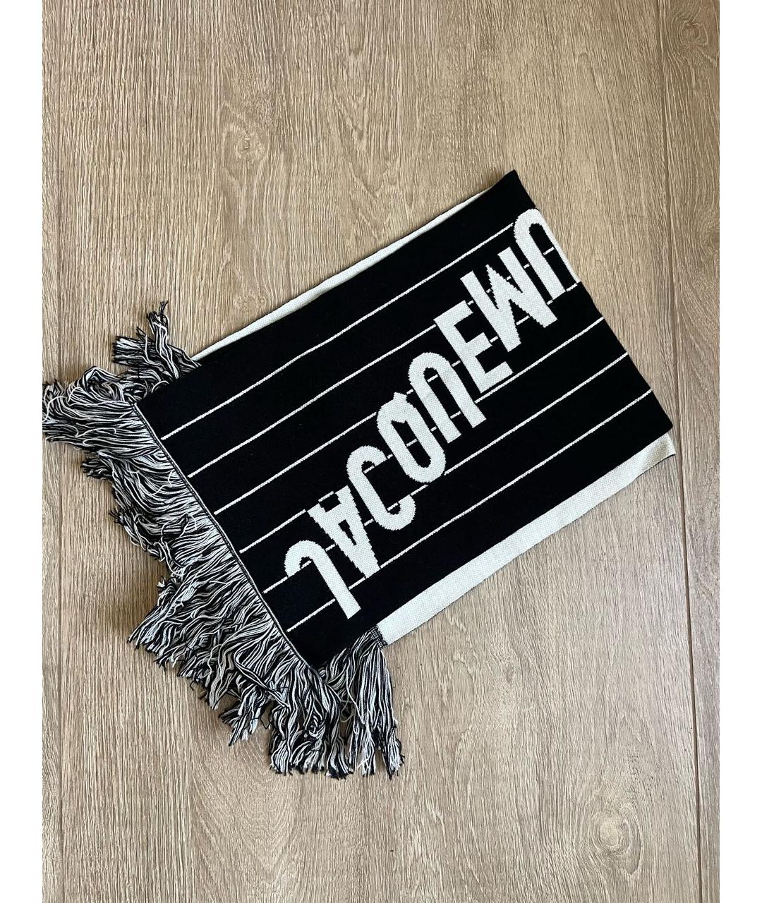 JACQUEMUS Серый шарф, фото 3