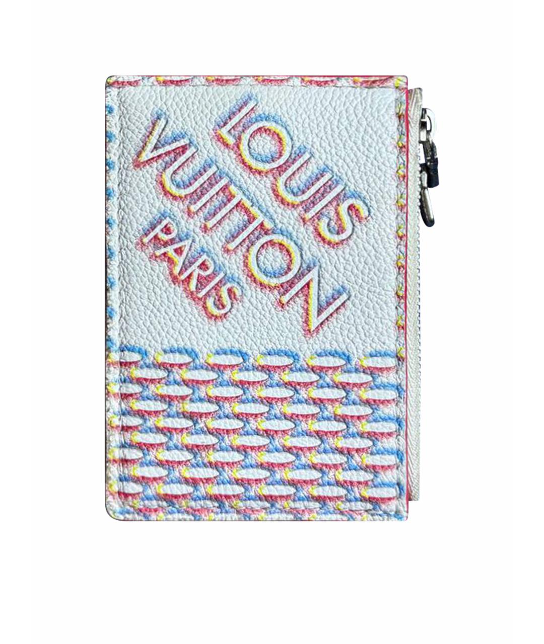 LOUIS VUITTON Белый кожаный кошелек, фото 1
