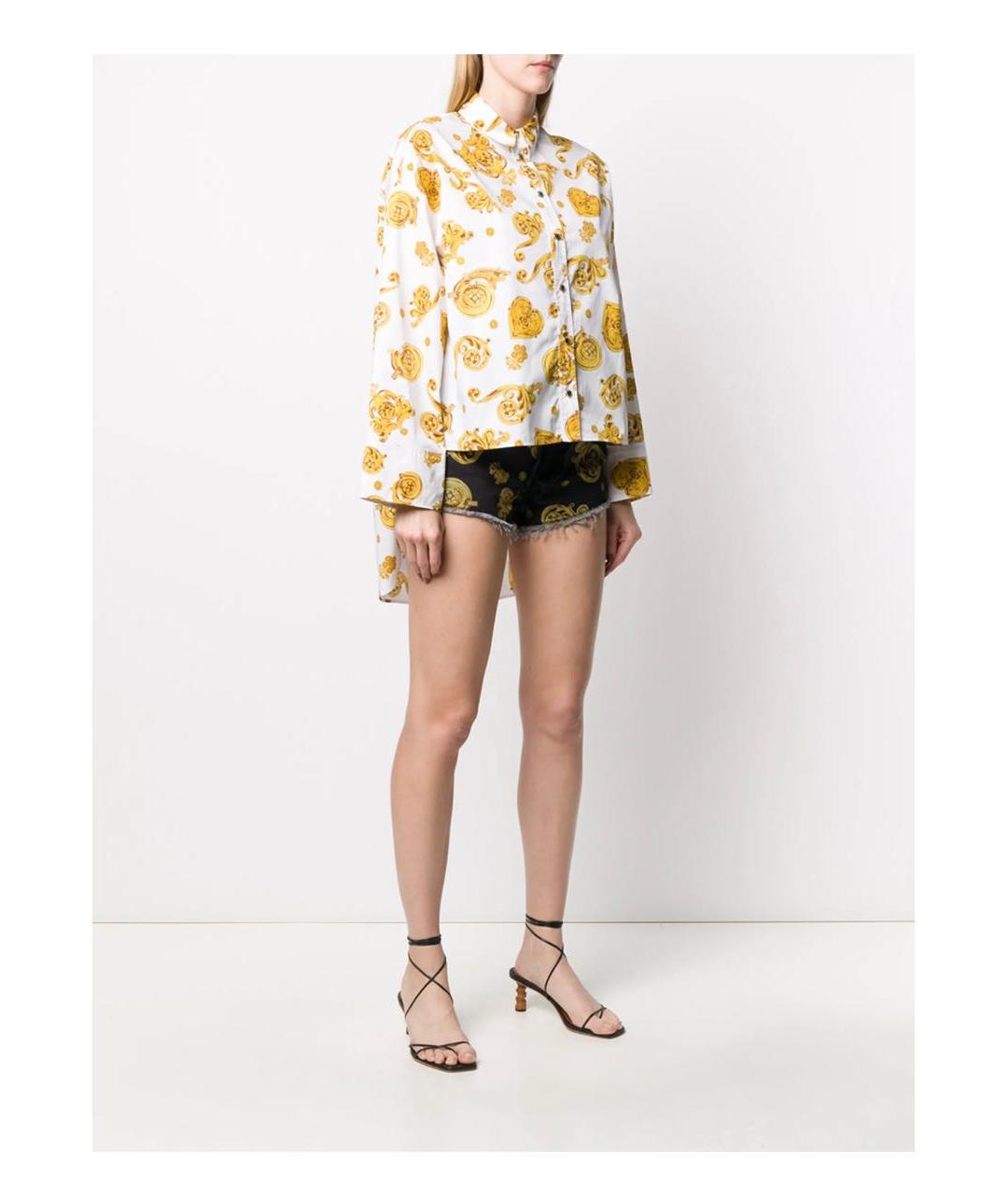 VERSACE JEANS COUTURE Белая хлопковая рубашка, фото 2