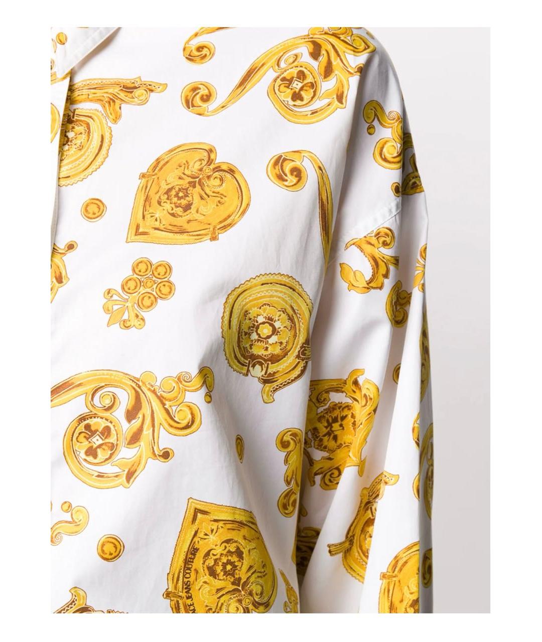 VERSACE JEANS COUTURE Белая хлопковая рубашка, фото 4