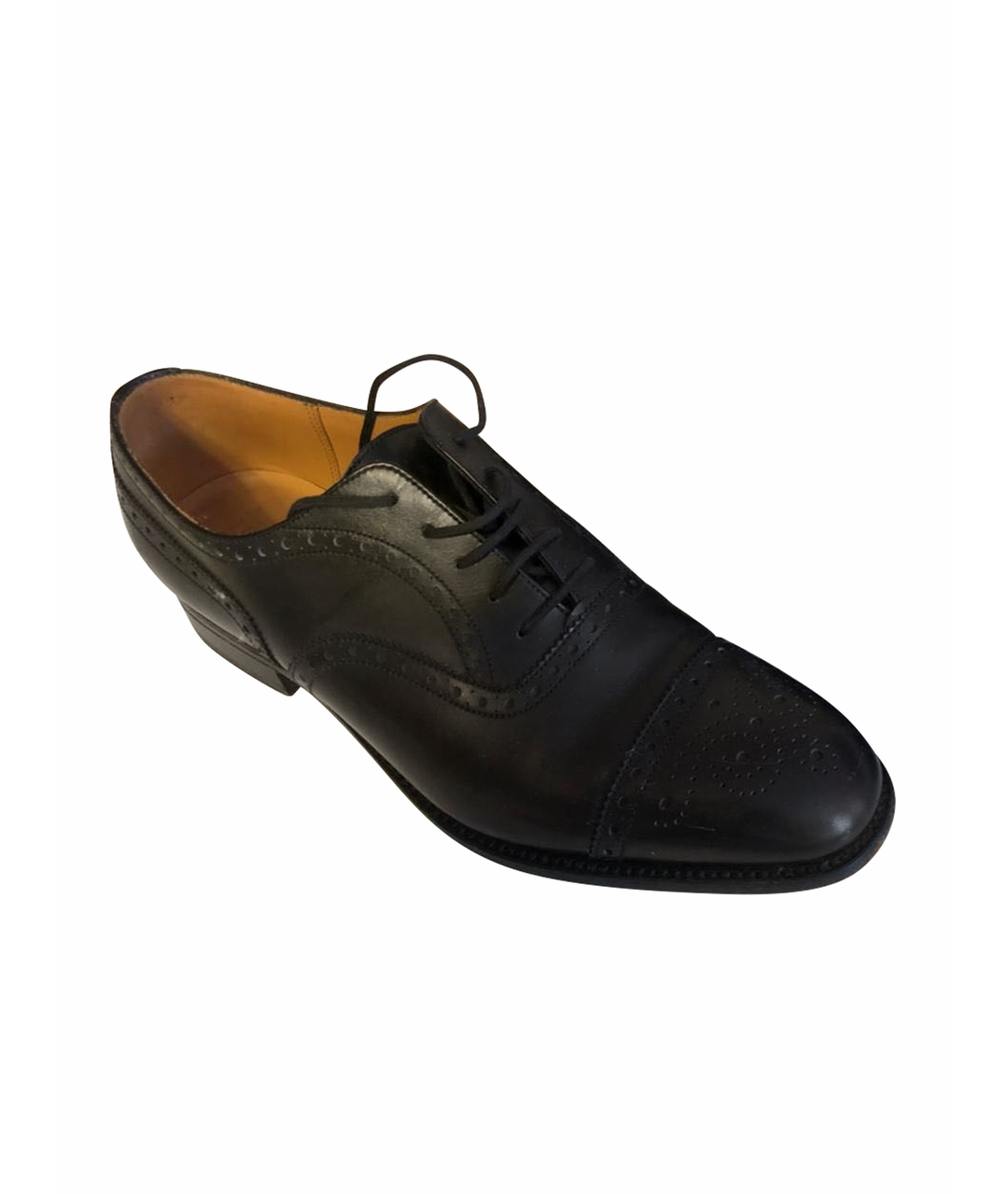 J.M. WESTON Черные кожаные туфли, фото 1