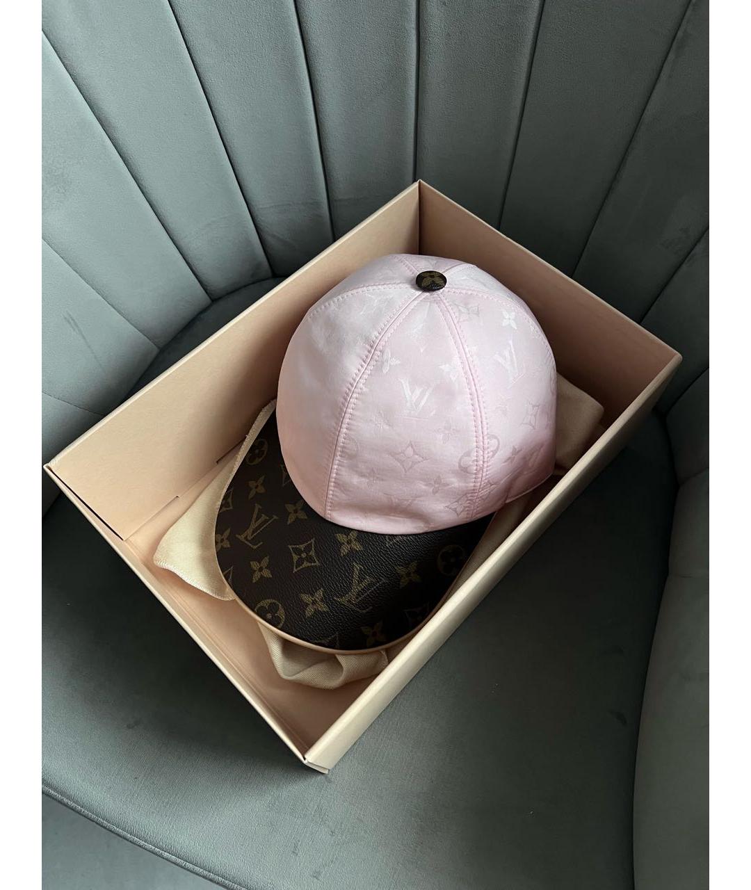 LOUIS VUITTON Розовая кепка, фото 2