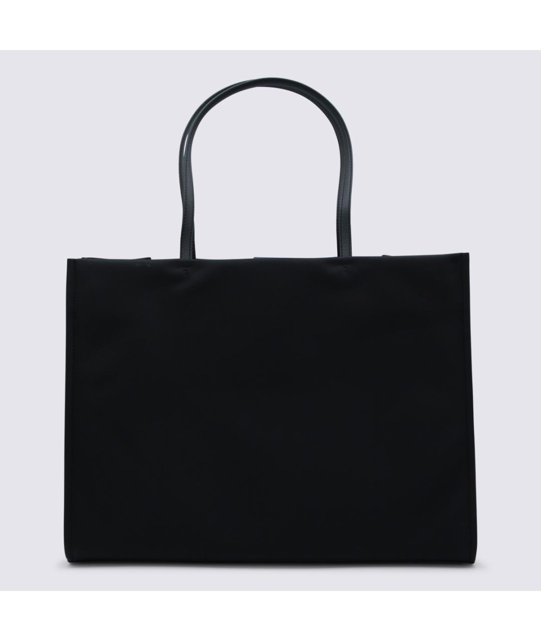 TORY BURCH Черная синтетическая сумка тоут, фото 3