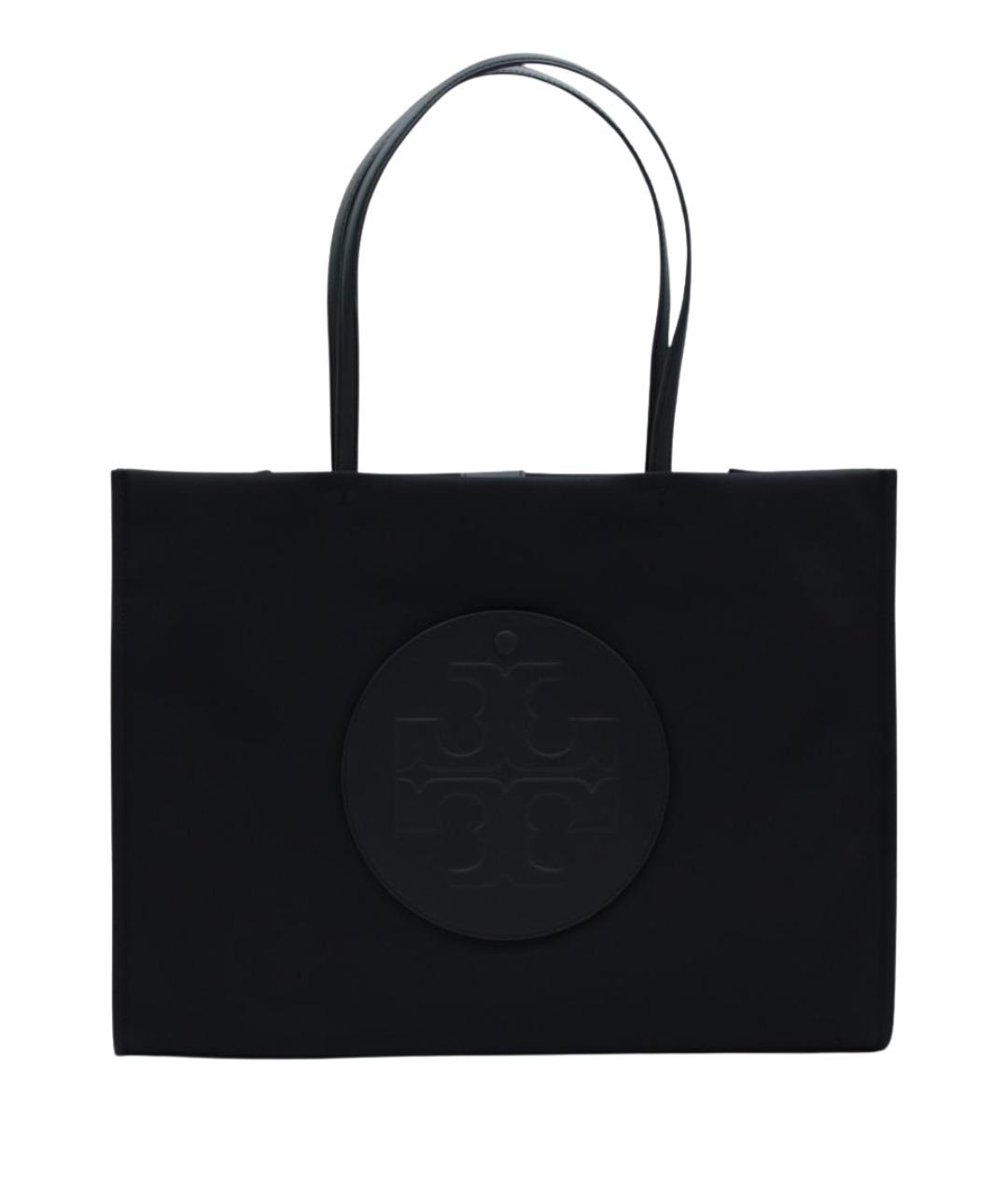 TORY BURCH Черная синтетическая сумка тоут, фото 1
