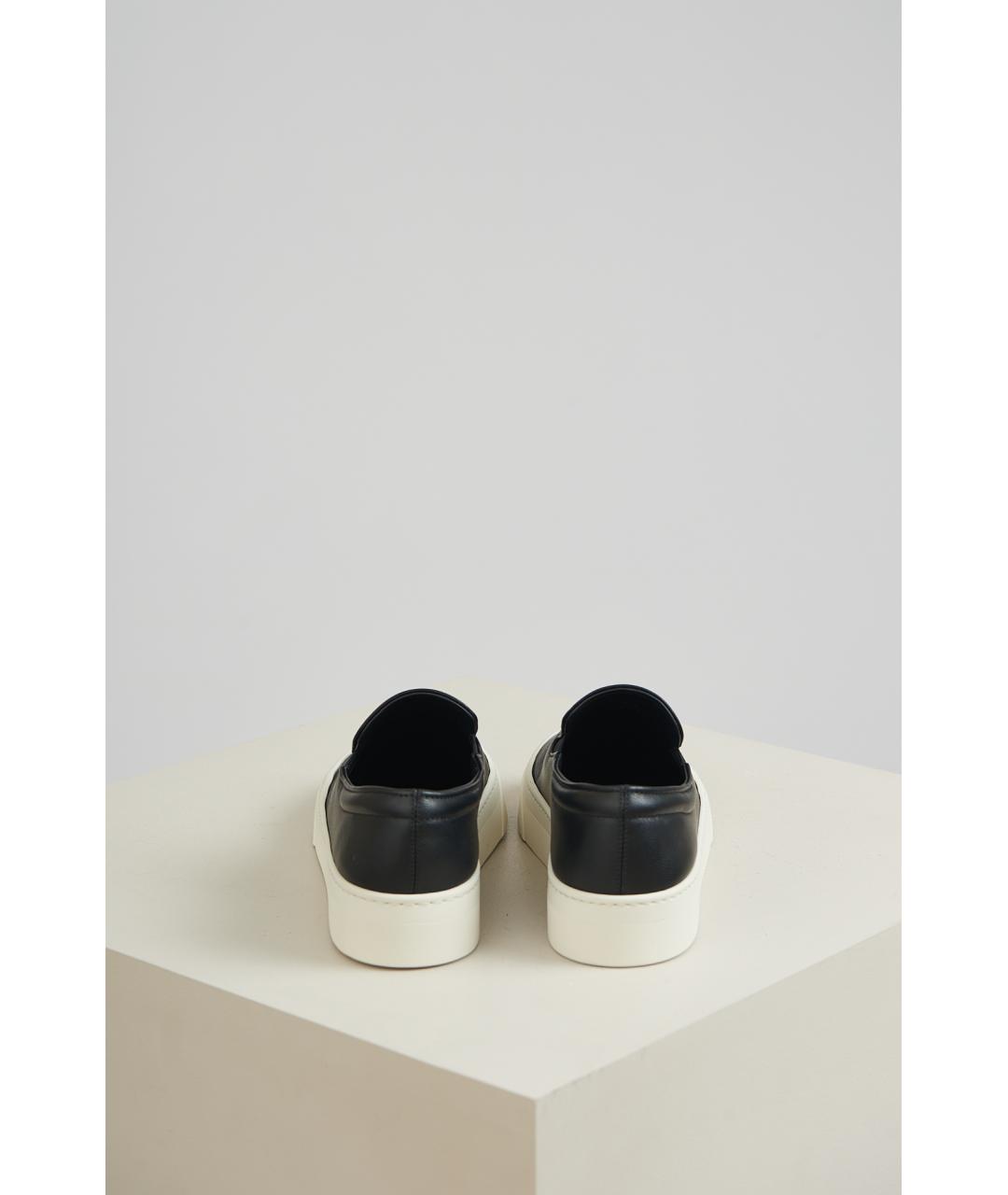 THE ROW Коричневые кожаные слипоны, фото 3