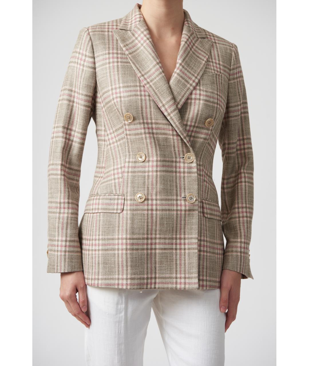 KITON Мульти шелковый жакет/пиджак, фото 3