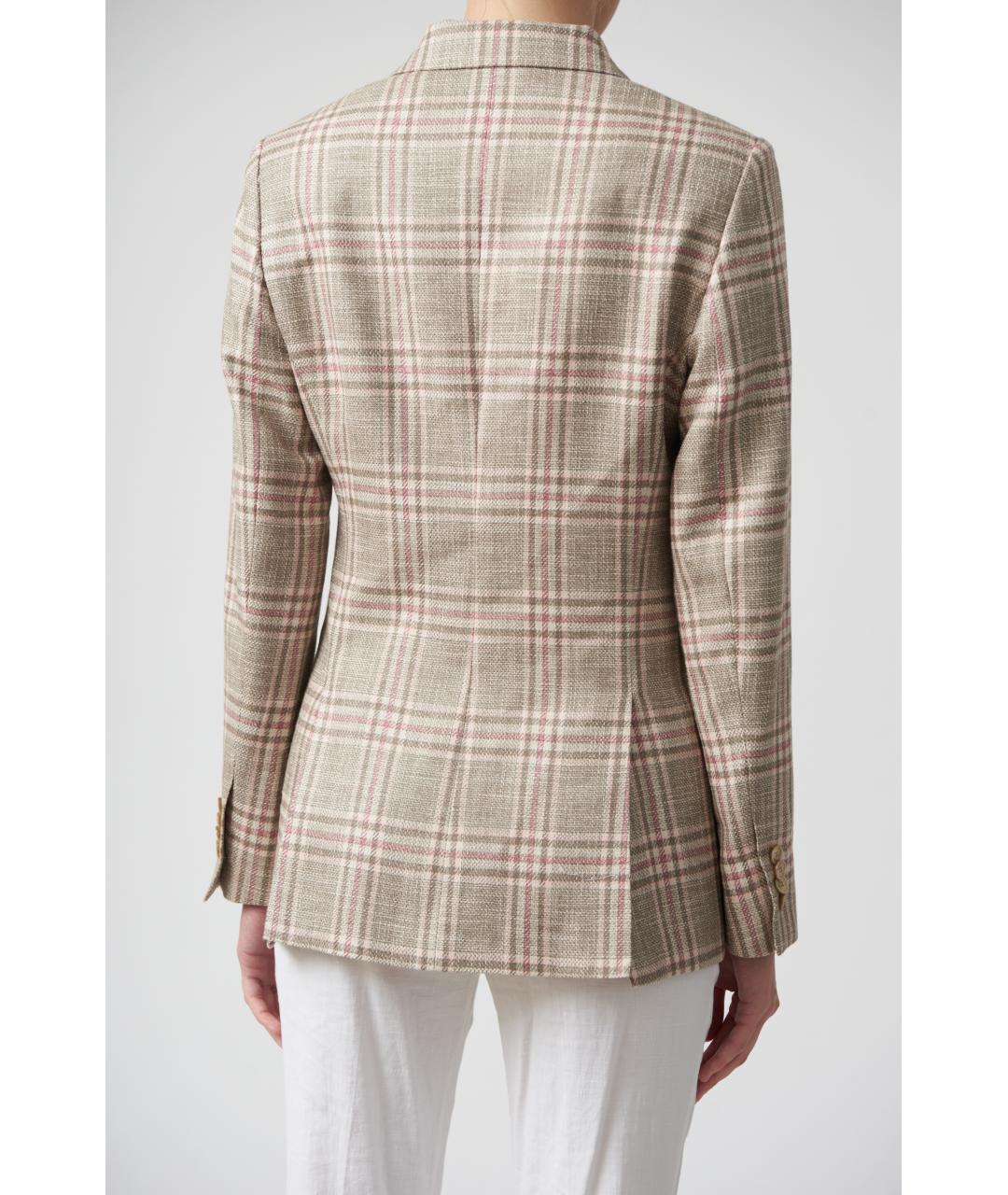 KITON Мульти шелковый жакет/пиджак, фото 5