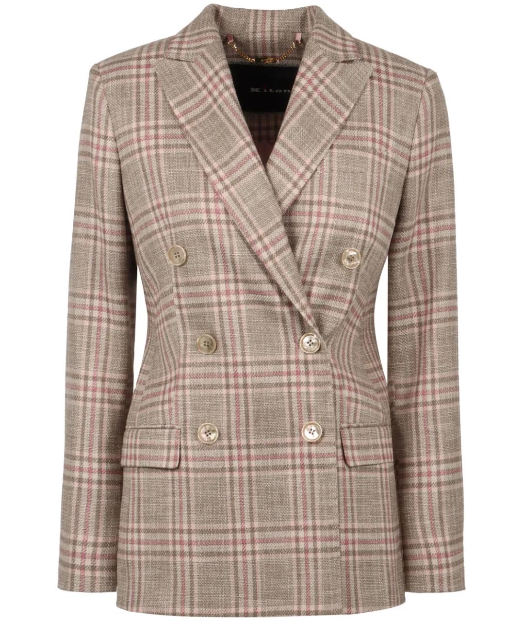 KITON Мульти шелковый жакет/пиджак, фото 1