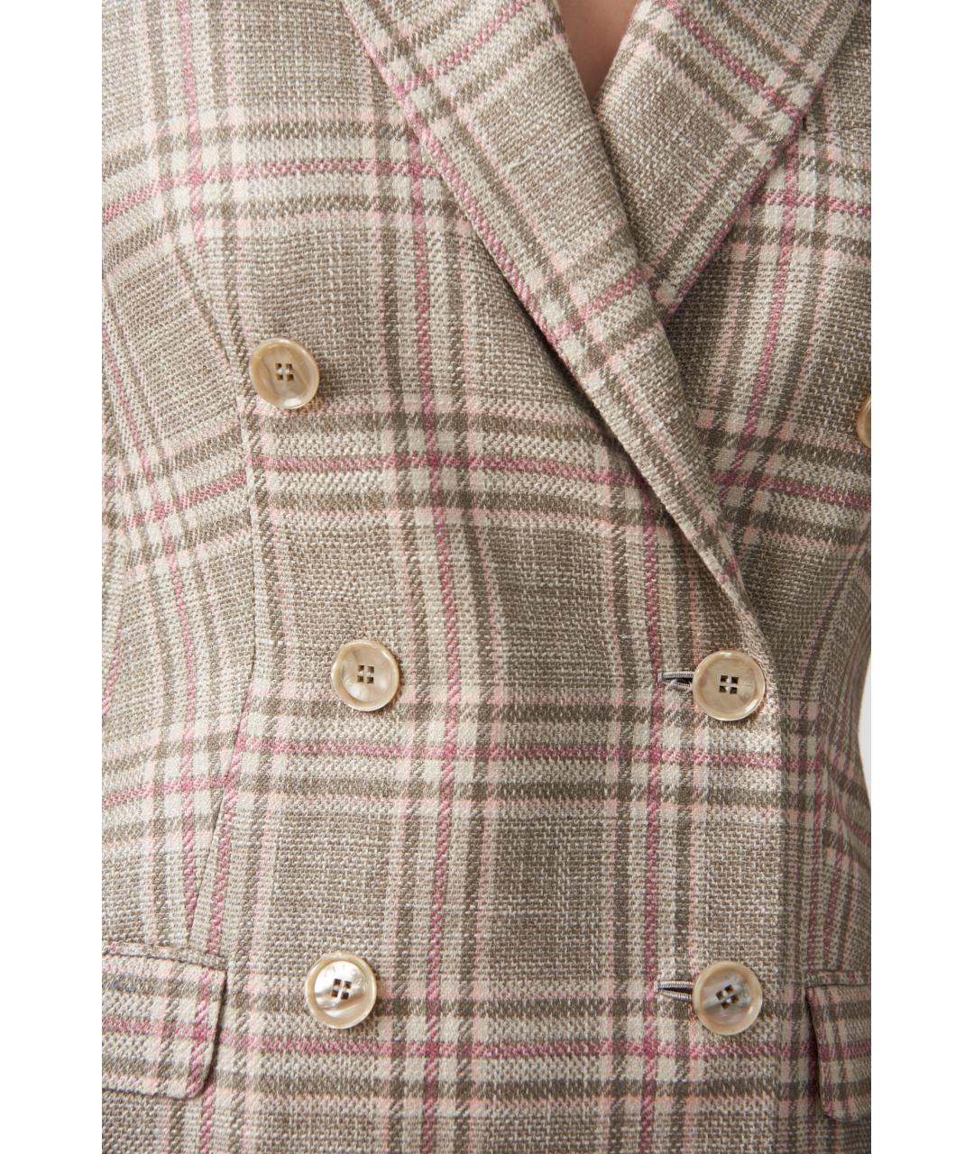 KITON Мульти шелковый жакет/пиджак, фото 4