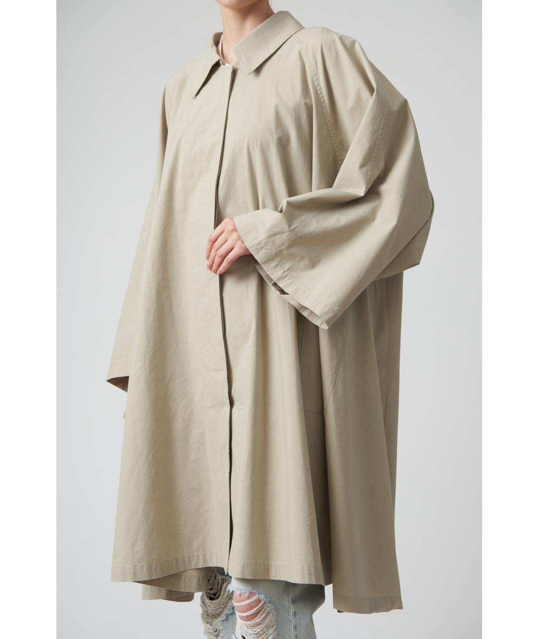 THE ROW Серый хлопковый тренч/плащ, фото 4