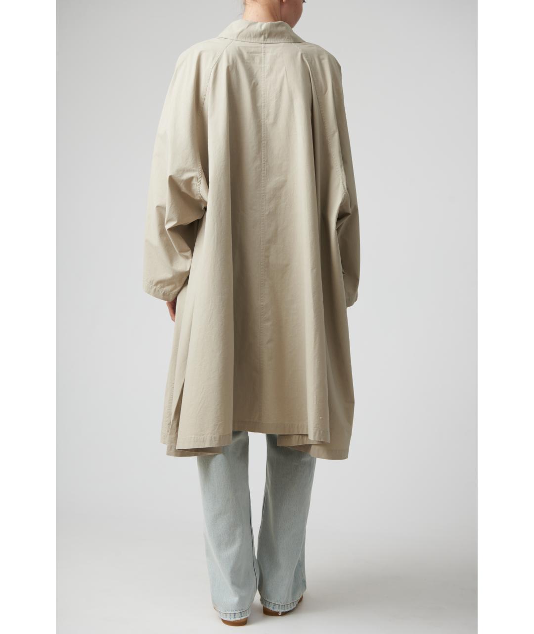 THE ROW Серый хлопковый тренч/плащ, фото 5