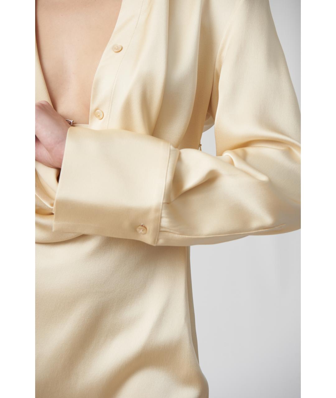 BLUMARINE Бежевое коктейльное платье, фото 5