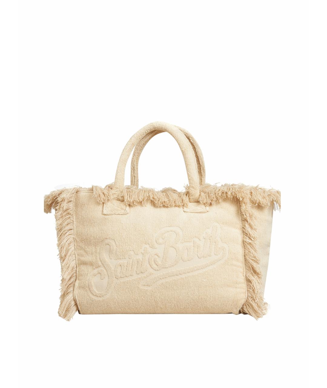 MC2 SAINT BARTH Бежевая тканевая сумка через плечо, фото 1