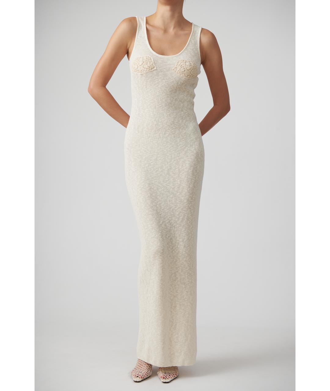 MAGDA BUTRYM Белое хлопковое платье, фото 3