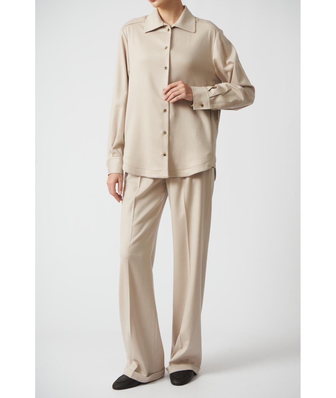 KITON Кашемировые прямые брюки, фото 4