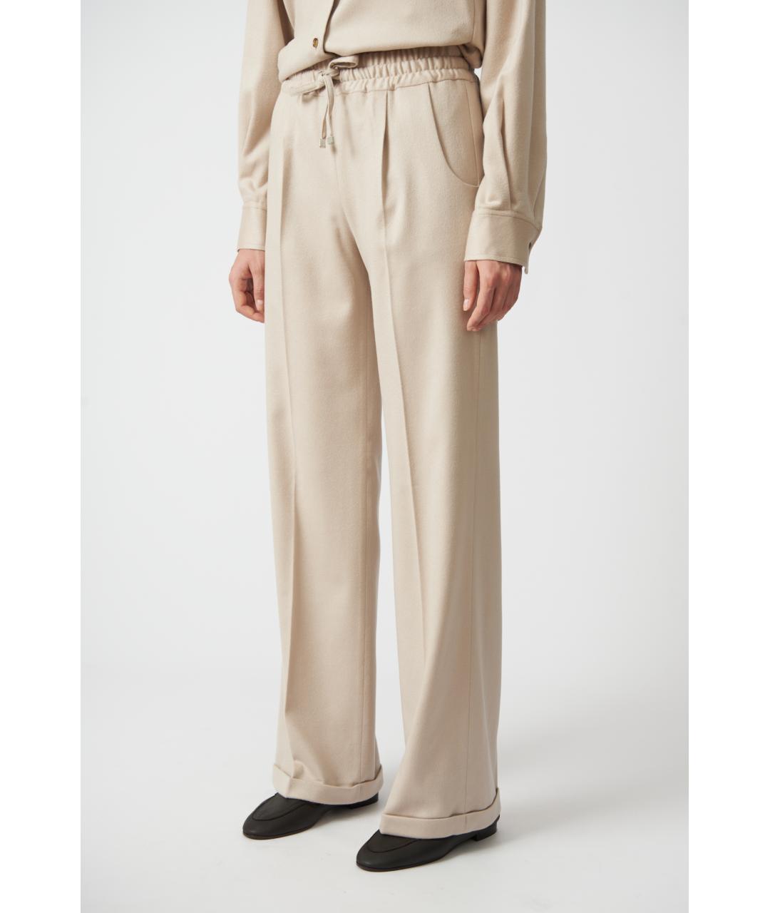 KITON Кашемировые прямые брюки, фото 6