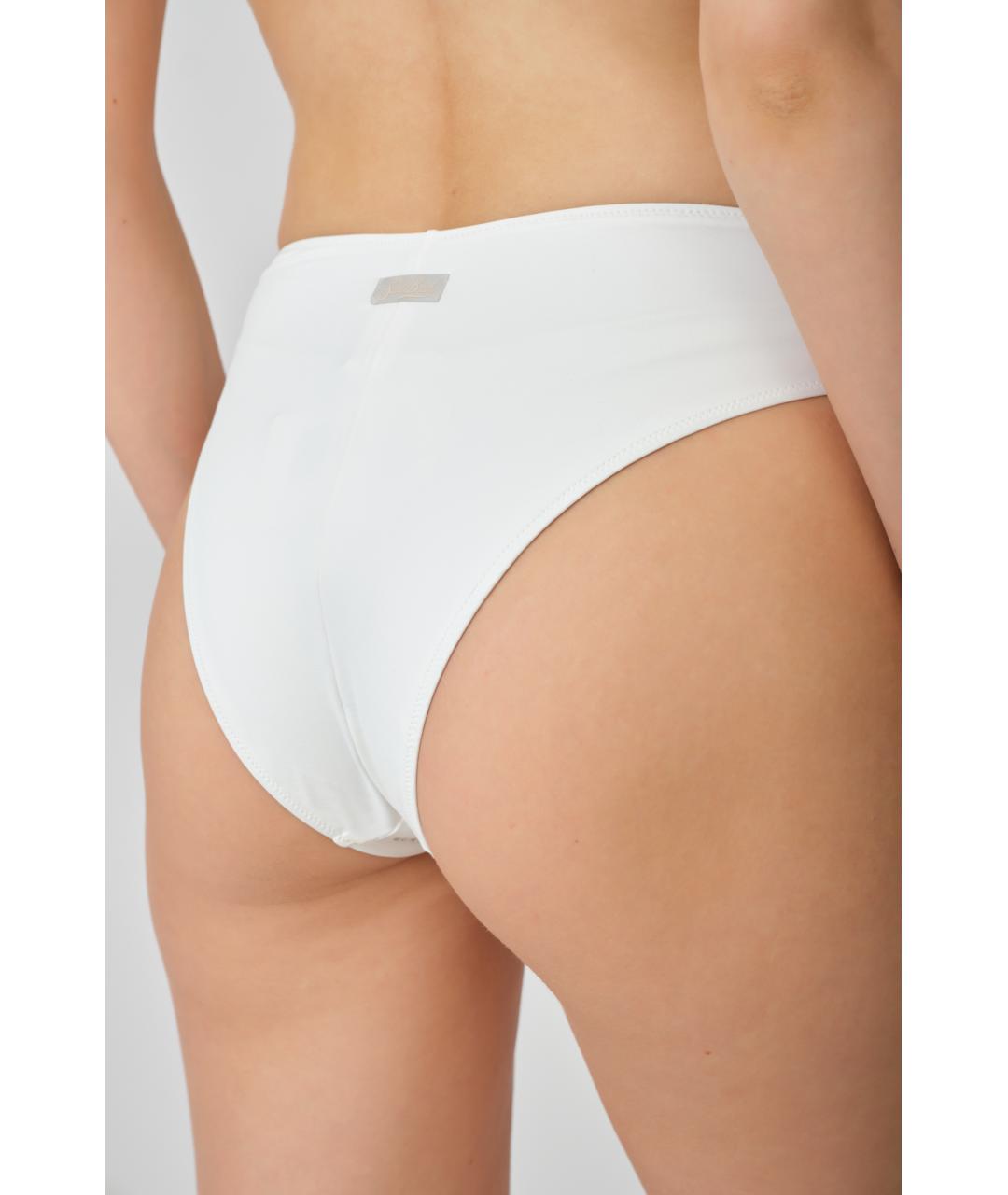 MC2 SAINT BARTH Белый полиэстеровый купальник, фото 3