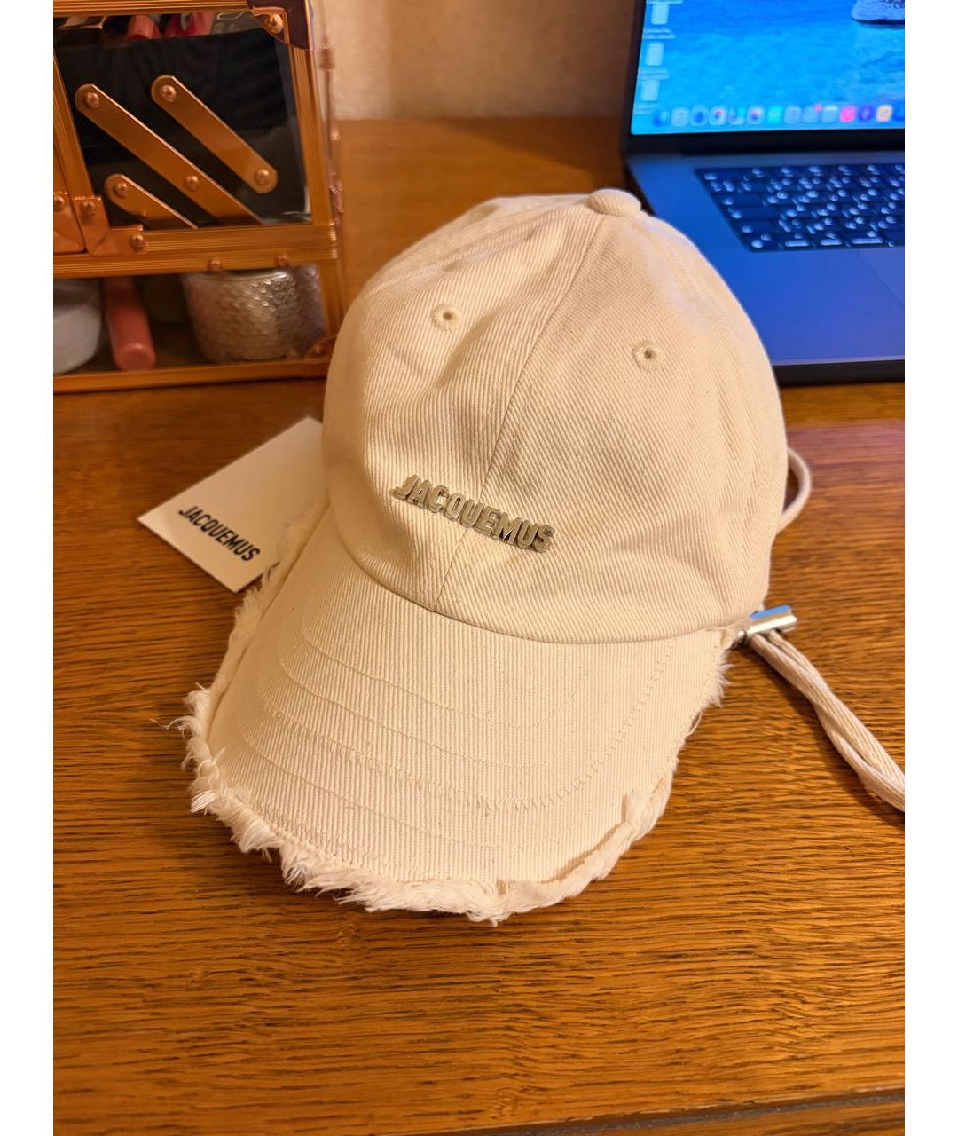JACQUEMUS Белая хлопковая кепка, фото 2