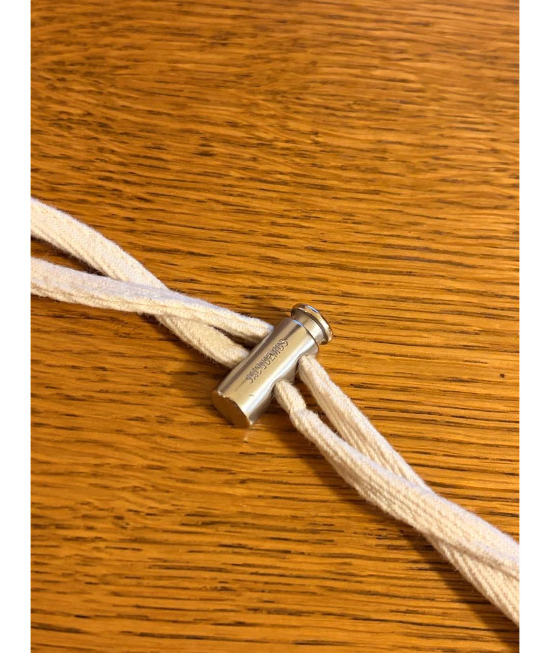 JACQUEMUS Белая хлопковая кепка, фото 3