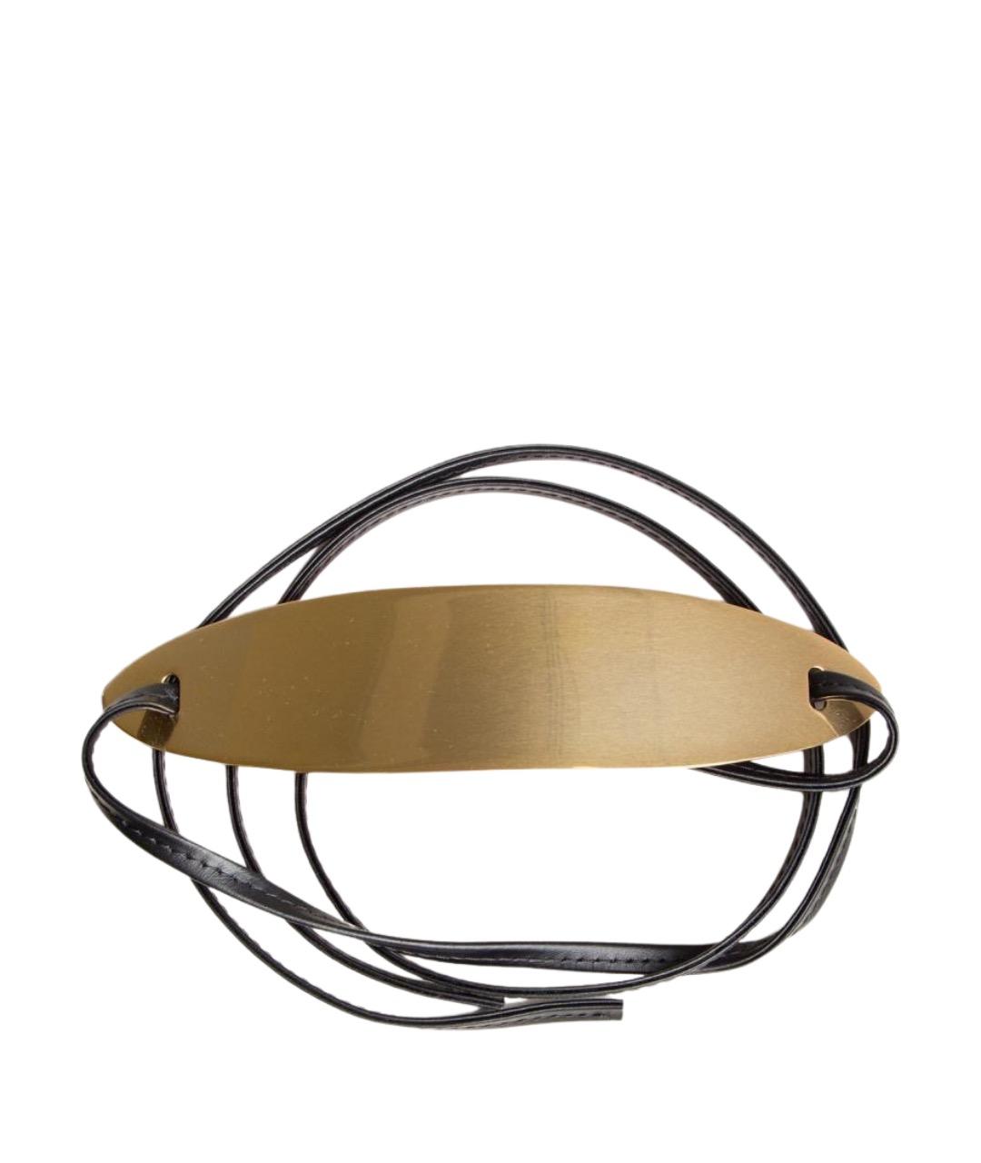 JIL SANDER Черный кожаный ремень, фото 1