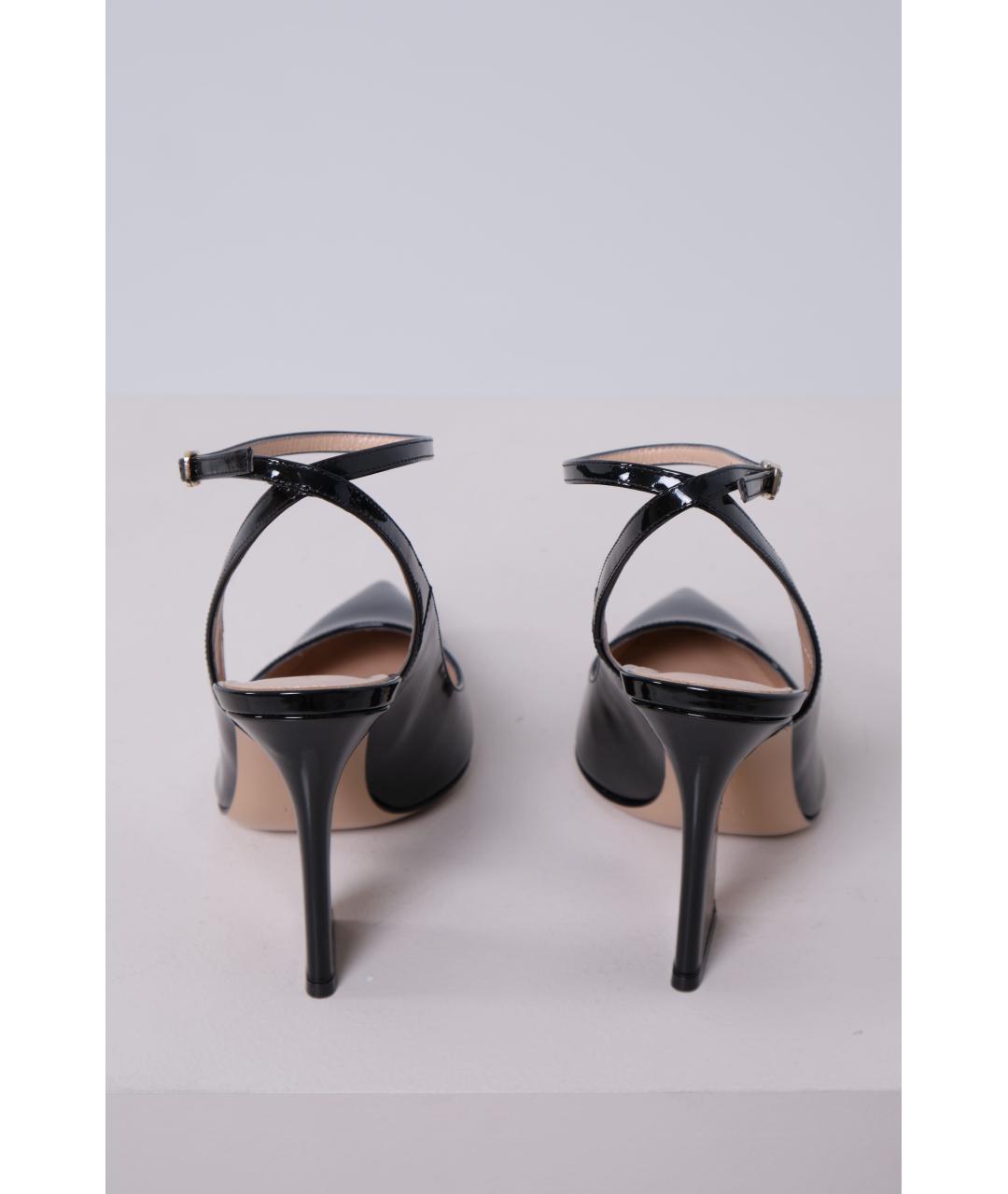 GIANVITO ROSSI Черные кожаные туфли, фото 2