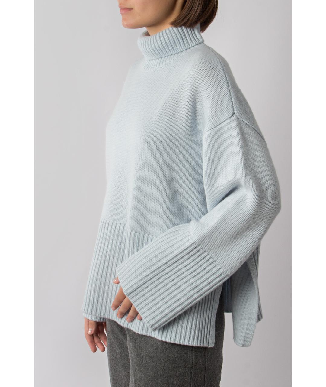 TOTEME Голубой кашемировый джемпер / свитер, фото 4