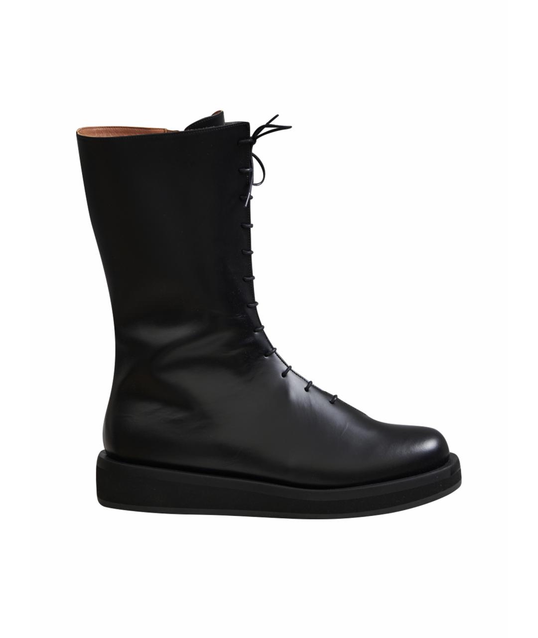 NEOUS Черные кожаные ботинки, фото 1