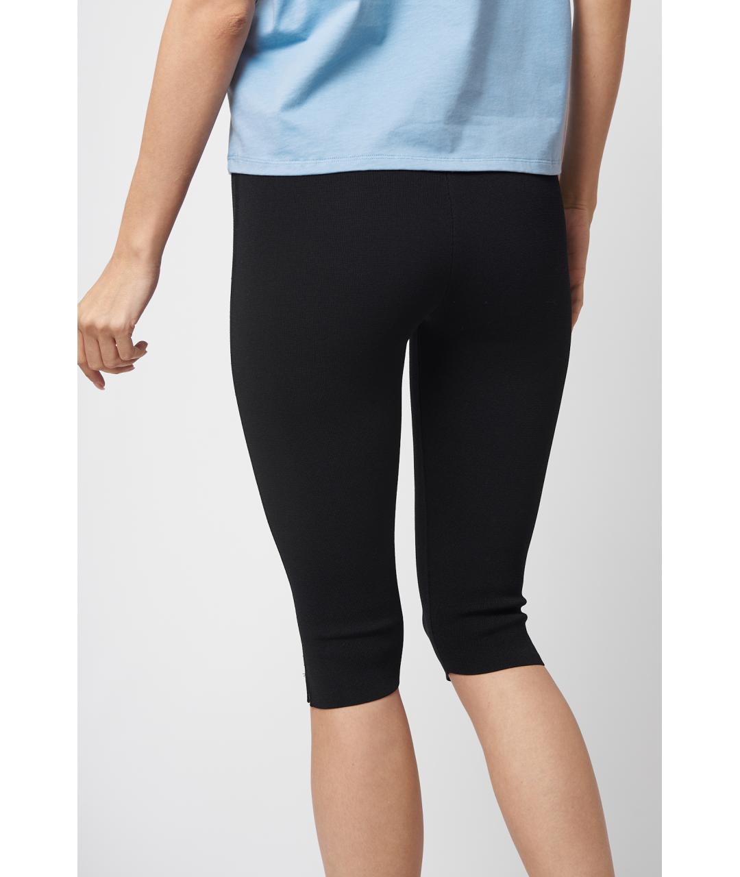 TOTEME Черные вискозные шорты, фото 4