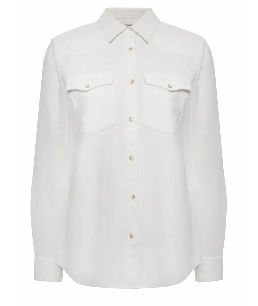 MC2 SAINT BARTH Белая льняная блузы, фото 1