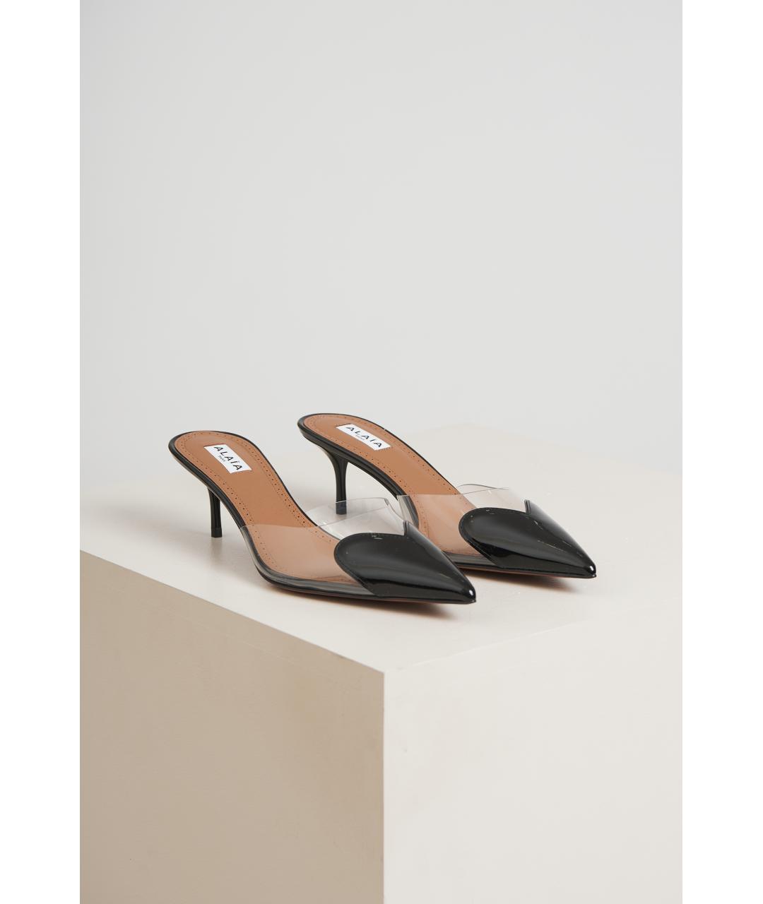 ALAIA Черные кожаные туфли, фото 6